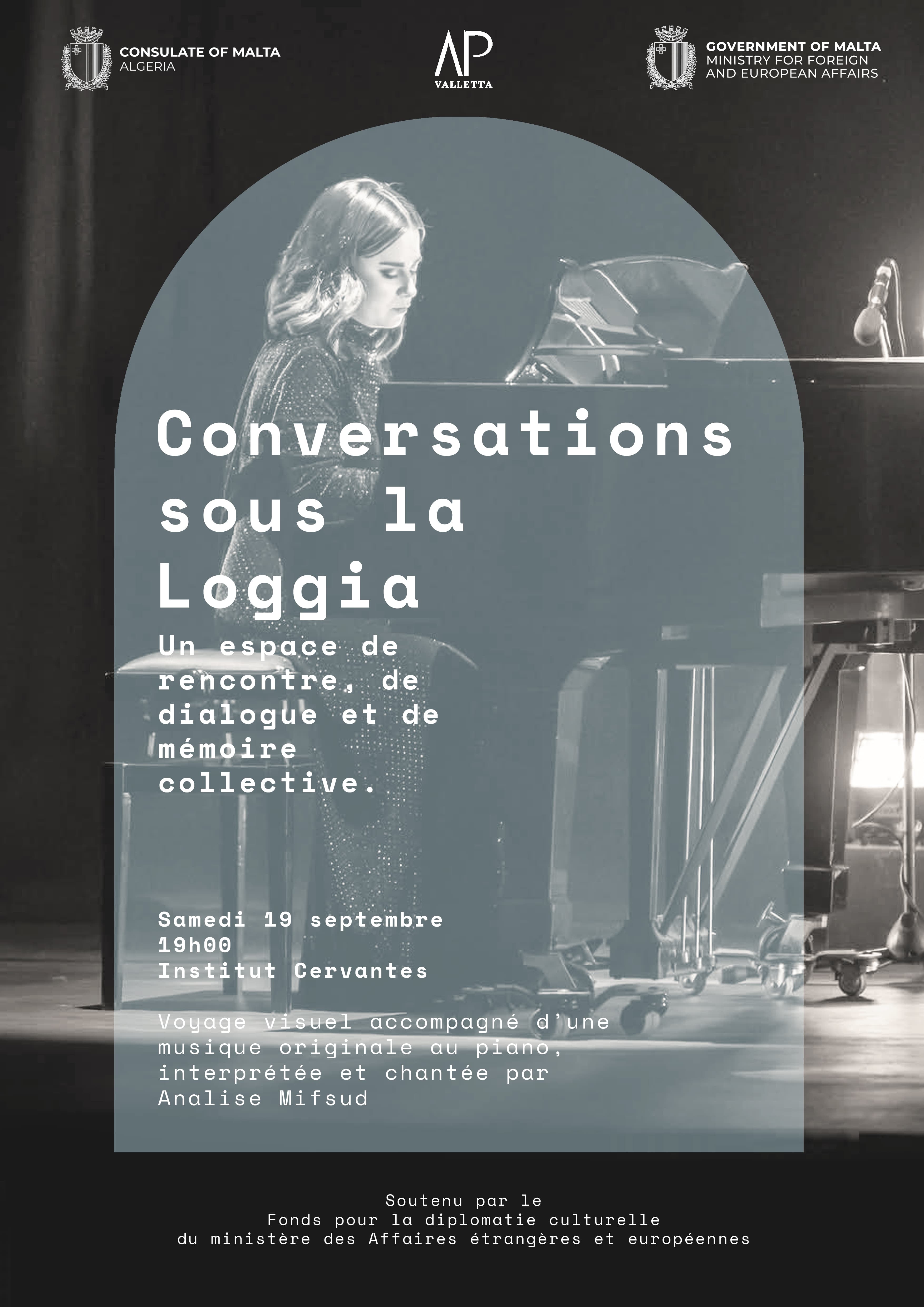 عرض الملصق – « Conversations sous la Loggia »